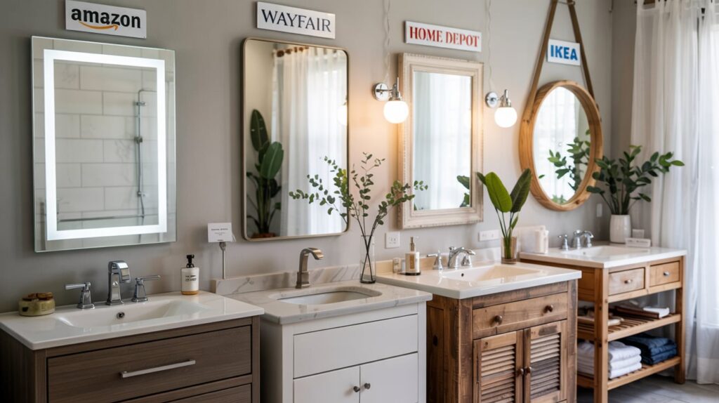 Best Brands and Where to Buy Bathroom Mirrors