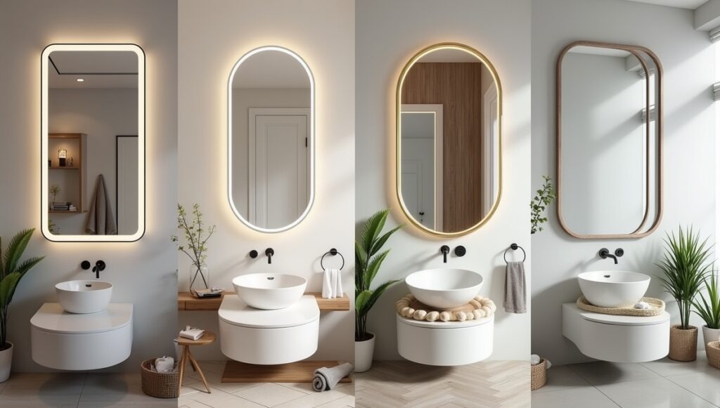 Top Bathroom Mirror Trends in 2025