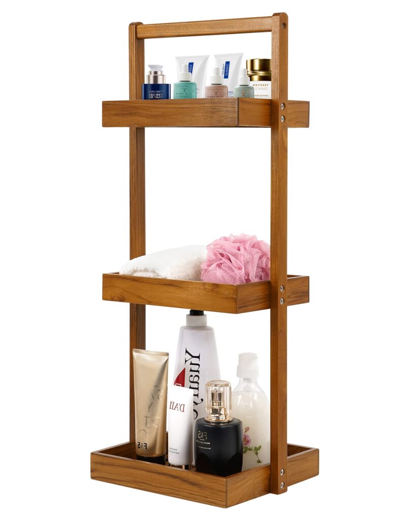 Wooden Bathroom Caddy
