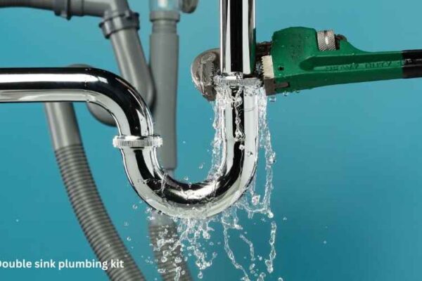 double sink plumbing kit