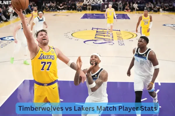 timberwolves vs lakers match player stats