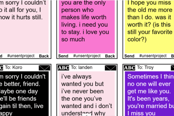 The Unsent Project: Voices of Words Never Sent