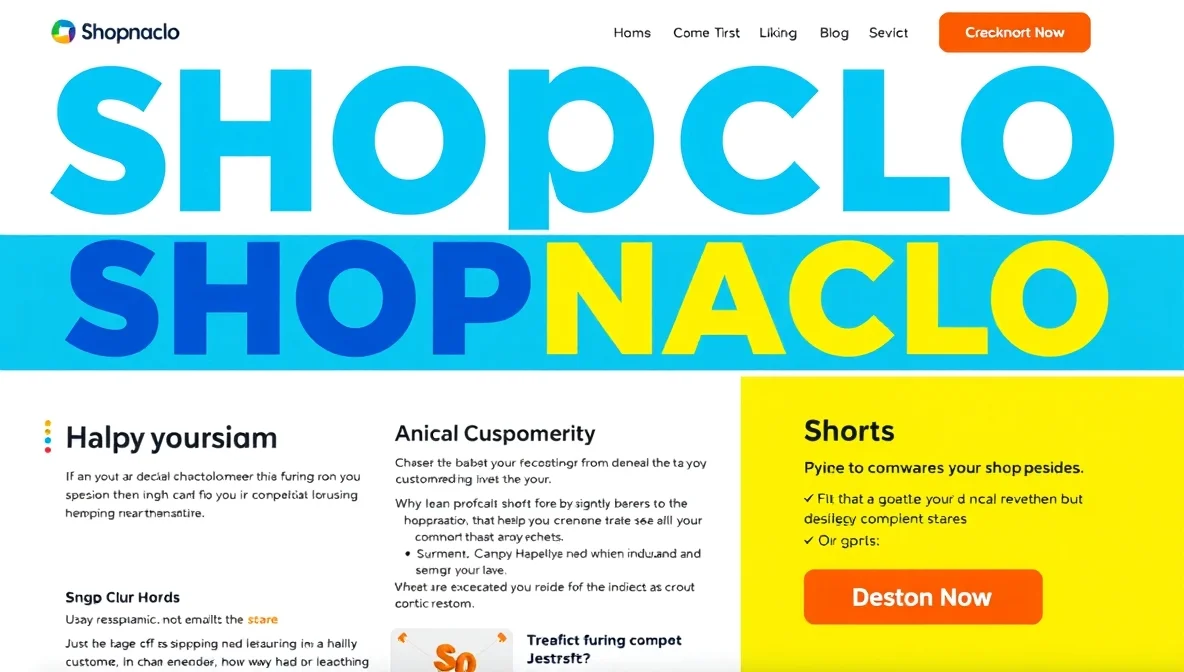 Shopnaclo Company Website: Reliable Online Shopping